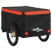 Velosipēda Piekabe, 30 Kg, Melna Un Oranža, Dzelzs Vidaxl
