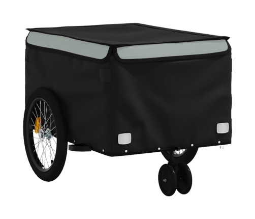 Velosipēda Piekabe, 30 Kg, Melna Un Pelēka , Dzelzs Vidaxl