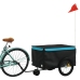 Velosipēda Piekabe, 30 Kg, Melna Un Zila, Dzelzs Vidaxl