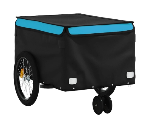 Velosipēda Piekabe, 30 Kg, Melna Un Zila, Dzelzs Vidaxl