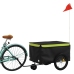 Velosipēda Piekabe, 30 Kg, Melna Un Zaļa, Dzelzs Vidaxl