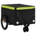 Velosipēda Piekabe, 30 Kg, Melna Un Zaļa, Dzelzs Vidaxl