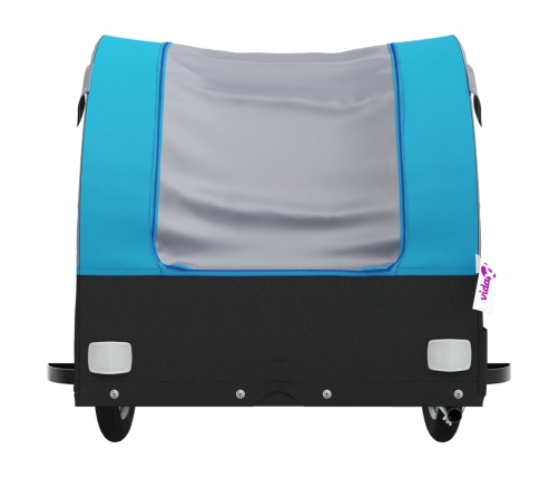 Velosipēda Piekabe, 30 Kg, Melna Un Zila, Dzelzs Vidaxl