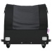 vidaXL velosipēda piekabe, 45 kg, melna, dzelzs