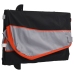 vidaXL velosipēda piekabe, 45 kg, melna un oranža, dzelzs
