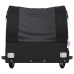 vidaXL velosipēda piekabe, 45 kg, melna, dzelzs