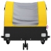 vidaXL velosipēda piekabe, 30 kg, melna un dzeltena, dzelzs