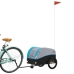 Velosipēda Piekabe, 30 Kg, Melna Un Zila, Dzelzs Vidaxl