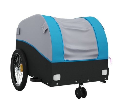 Velosipēda Piekabe, 30 Kg, Melna Un Zila, Dzelzs Vidaxl