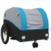 Velosipēda Piekabe, 30 Kg, Melna Un Zila, Dzelzs Vidaxl