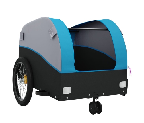 Velosipēda Piekabe, 30 Kg, Melna Un Zila, Dzelzs Vidaxl