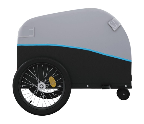 Velosipēda Piekabe, 30 Kg, Melna Un Zila, Dzelzs Vidaxl