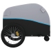 Velosipēda Piekabe, 30 Kg, Melna Un Zila, Dzelzs Vidaxl