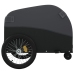 vidaXL velosipēda piekabe, 30 kg, melna, dzelzs