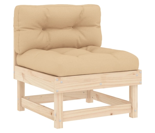 10-Daļīgs Dārza Atpūtas Mēbeļu Komplekts, Matrači, Masīvkoks Vidaxl