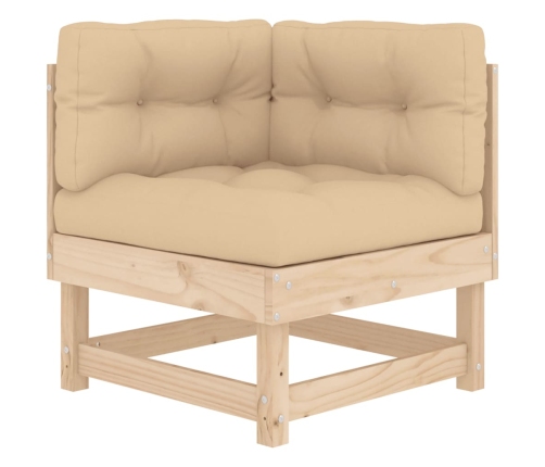 10-Daļīgs Dārza Atpūtas Mēbeļu Komplekts, Matrači, Masīvkoks Vidaxl