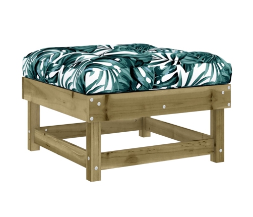 10-Daļīgs Dārza Atpūtas Mēbeļu Komplekts Ar Matračiem, Priede Vidaxl