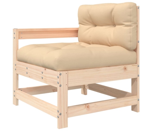 10-Daļīgs Dārza Atpūtas Mēbeļu Komplekts, Matrači, Masīvkoks Vidaxl