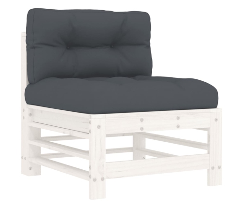 vidaXL 10-daļīgs dārza atpūtas mēbeļu komplekts ar matračiem masīvkoks