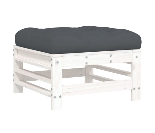 vidaXL 10-daļīgs dārza atpūtas mēbeļu komplekts ar matračiem masīvkoks