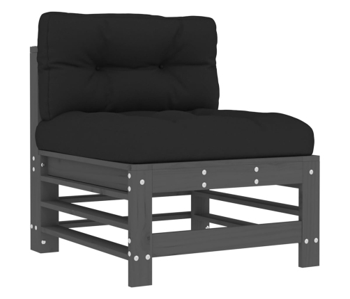 vidaXL 10-daļīgs dārza atpūtas mēbeļu komplekts, matrači, masīvkoks