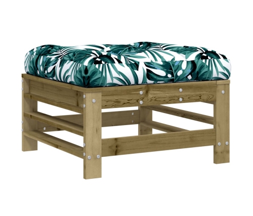 vidaXL 10-daļīgs dārza atpūtas mēbeļu komplekts ar matračiem, priede