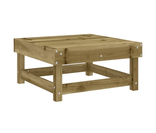 vidaXL 11-daļīgs dārza mēbeļu komplekts, impregnēts priedes koks