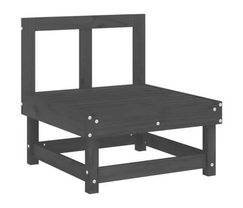 vidaXL 10-daļīgs dārza atpūtas mēbeļu komplekts, priedes masīvkoks