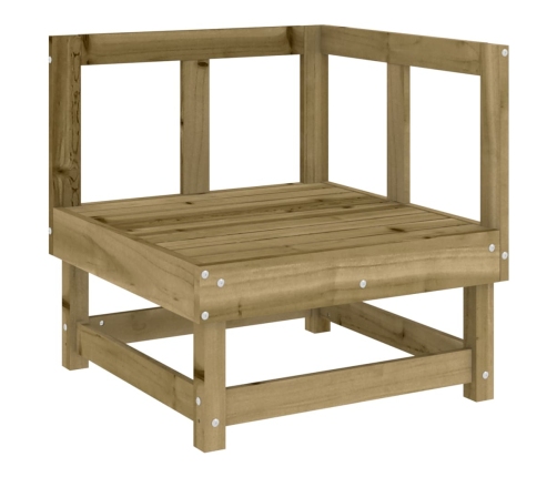 vidaXL 10-daļīgs dārza mēbeļu komplekts, impregnēts priedes koks