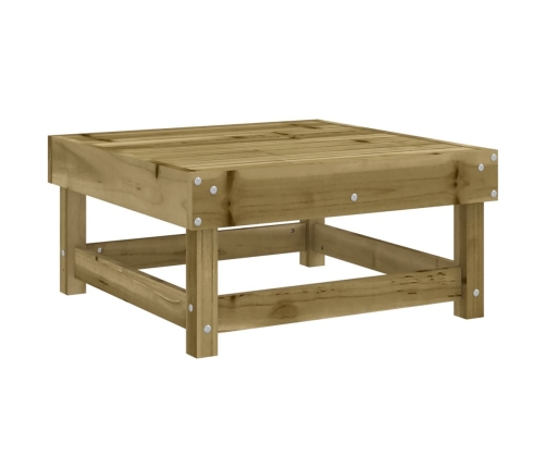 vidaXL 10-daļīgs dārza mēbeļu komplekts, impregnēts priedes koks