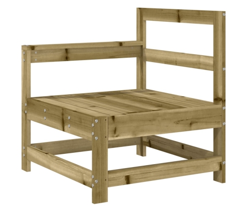 vidaXL 10-daļīgs dārza mēbeļu komplekts, impregnēts priedes koks