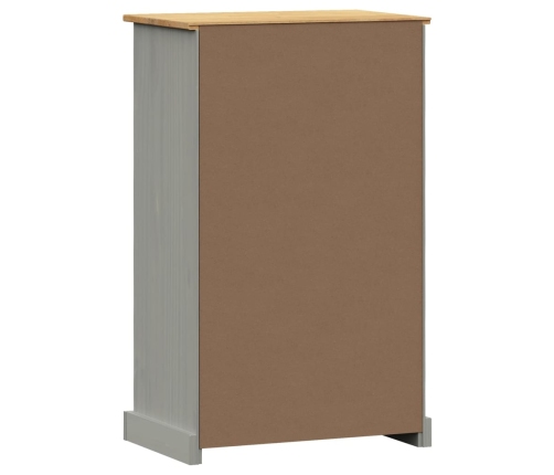 vidaXL apavu skapis VIGO, 60x35x96 cm, priedes masīvkoks, pelēks