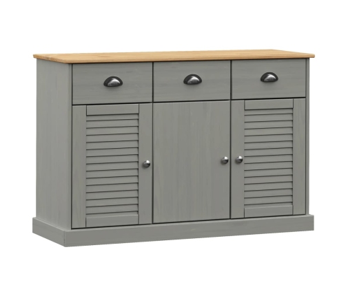 vidaXL skapītis ar atvilktnēm VIGO, 113x40x75 cm, priedes masīvkoks