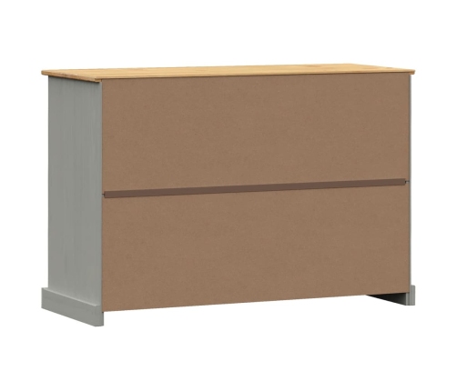 vidaXL skapītis ar atvilktnēm VIGO, 113x40x75 cm, priedes masīvkoks