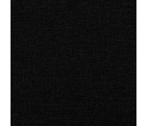 vidaXL atpūtas zvilnis, melns audums