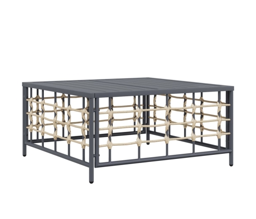 vidaXL 11-daļīgs dārza mēbeļu komplekts ar matračiem, PE rotangpalma