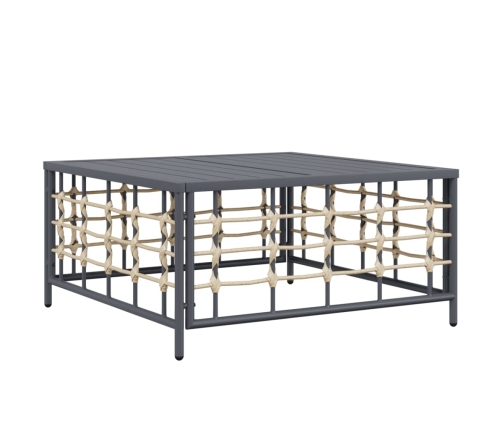 vidaXL 10-daļīgs dārza mēbeļu komplekts ar matračiem, PE rotangpalma