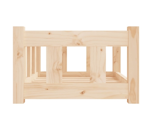 Suņu Gulta, 55,5X45,5X28 Cm, Priedes Masīvkoks Vidaxl