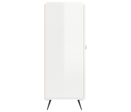 vidaXL kumode, spīdīgi balta, 69,5x34x90 cm, inženierijas koks