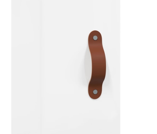 vidaXL kumode, spīdīgi balta, 69,5x34x90 cm, inženierijas koks