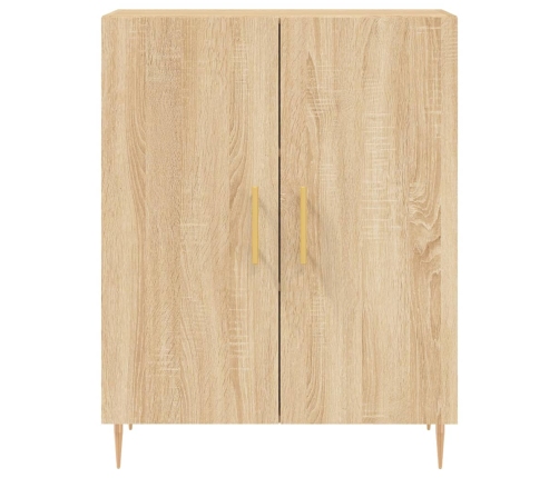 vidaXL kumode, ozolkoka krāsa, 69,5x34x90 cm, inženierijas koks