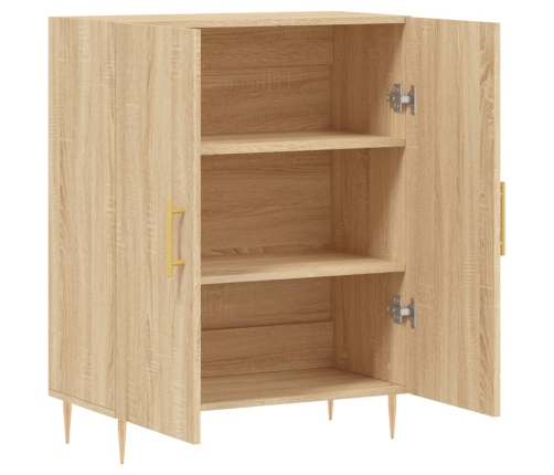 vidaXL kumode, ozolkoka krāsa, 69,5x34x90 cm, inženierijas koks