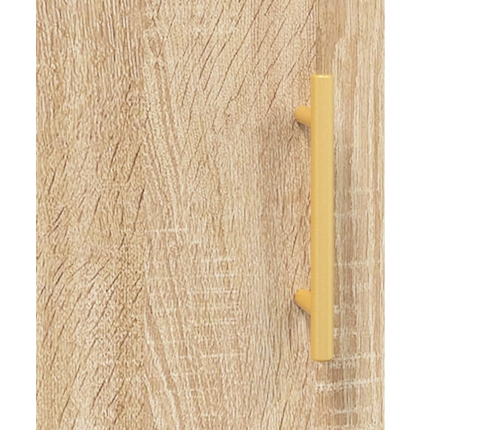 vidaXL kumode, ozolkoka krāsa, 69,5x34x90 cm, inženierijas koks