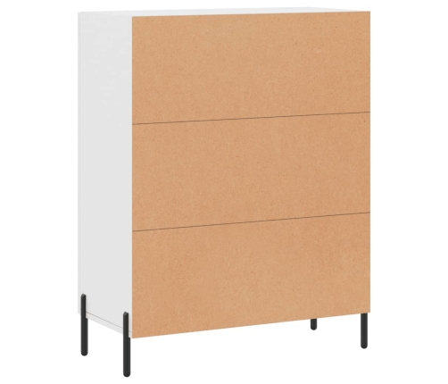 vidaXL kumode, balta, 69,5x34x90 cm, inženierijas koks