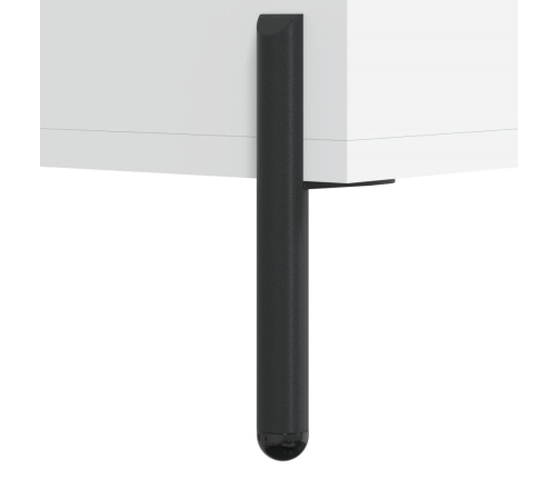 vidaXL kumode, balta, 69,5x34x90 cm, inženierijas koks