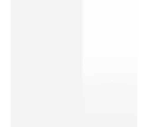 vidaXL kumode, spīdīgi balta, 69,5x34x90 cm, inženierijas koks