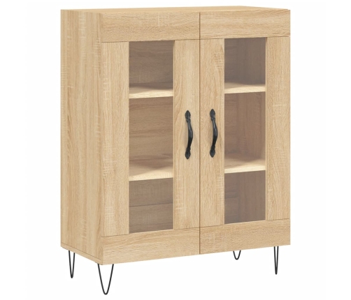 vidaXL kumode, ozolkoka krāsa, 69,5x34x90 cm, inženierijas koks