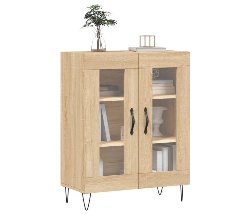 vidaXL kumode, ozolkoka krāsa, 69,5x34x90 cm, inženierijas koks