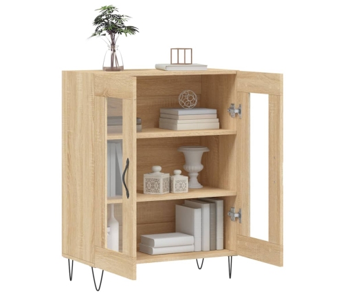 vidaXL kumode, ozolkoka krāsa, 69,5x34x90 cm, inženierijas koks