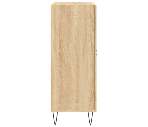 vidaXL kumode, ozolkoka krāsa, 69,5x34x90 cm, inženierijas koks